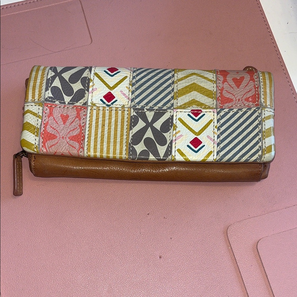 Fossil Patchwork Retro Wallet